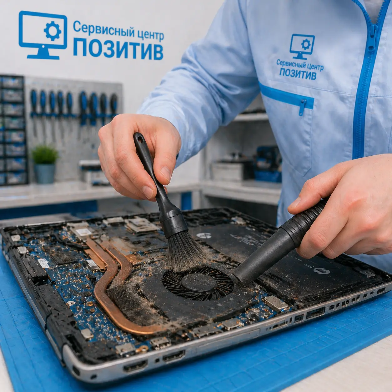 чистка ноутбука HP в Великом Новгороде