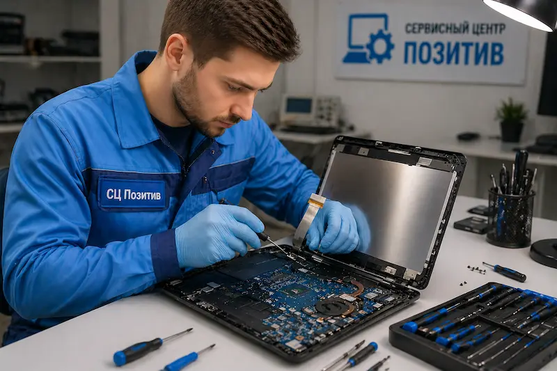 Ремонт шлейфа матрицы ноутбука в Великом Новгороде