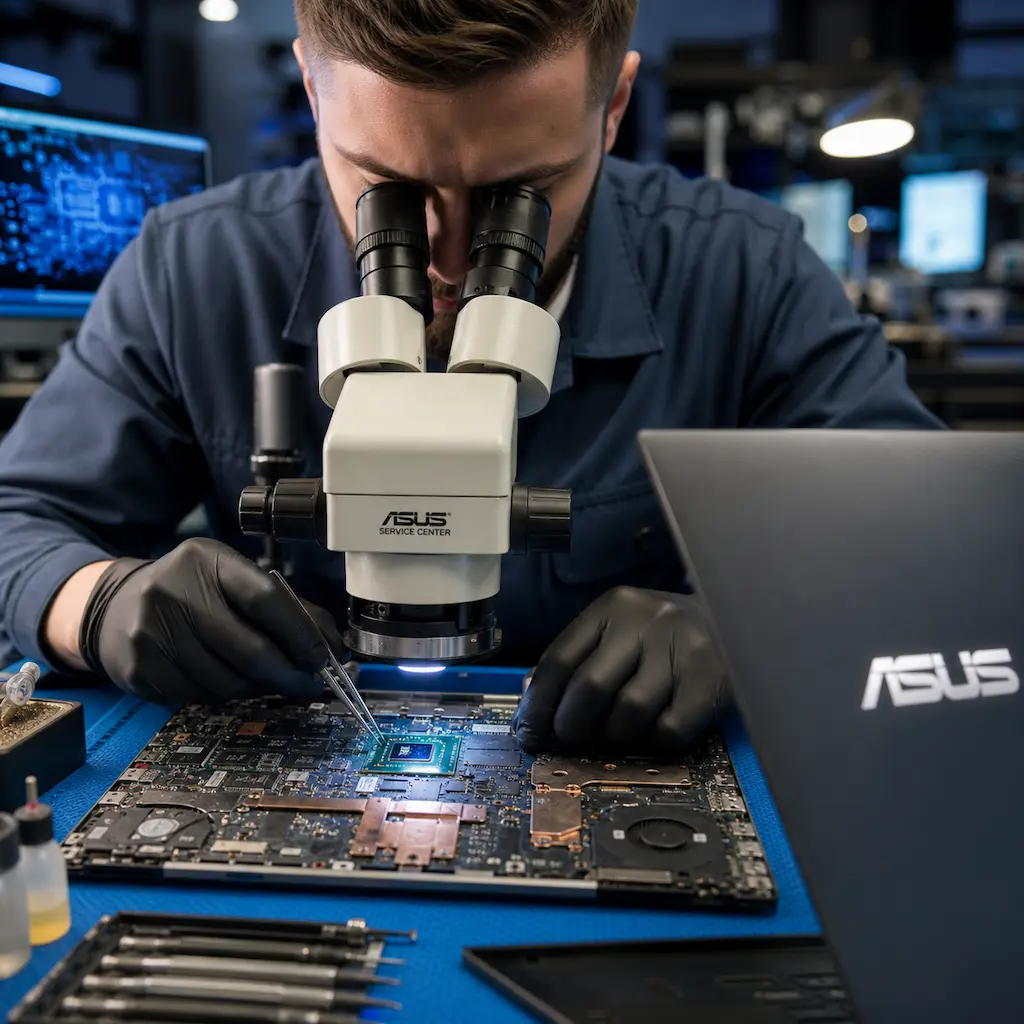 Замена видеокарты ноутбука Asus в Великом Новгороде