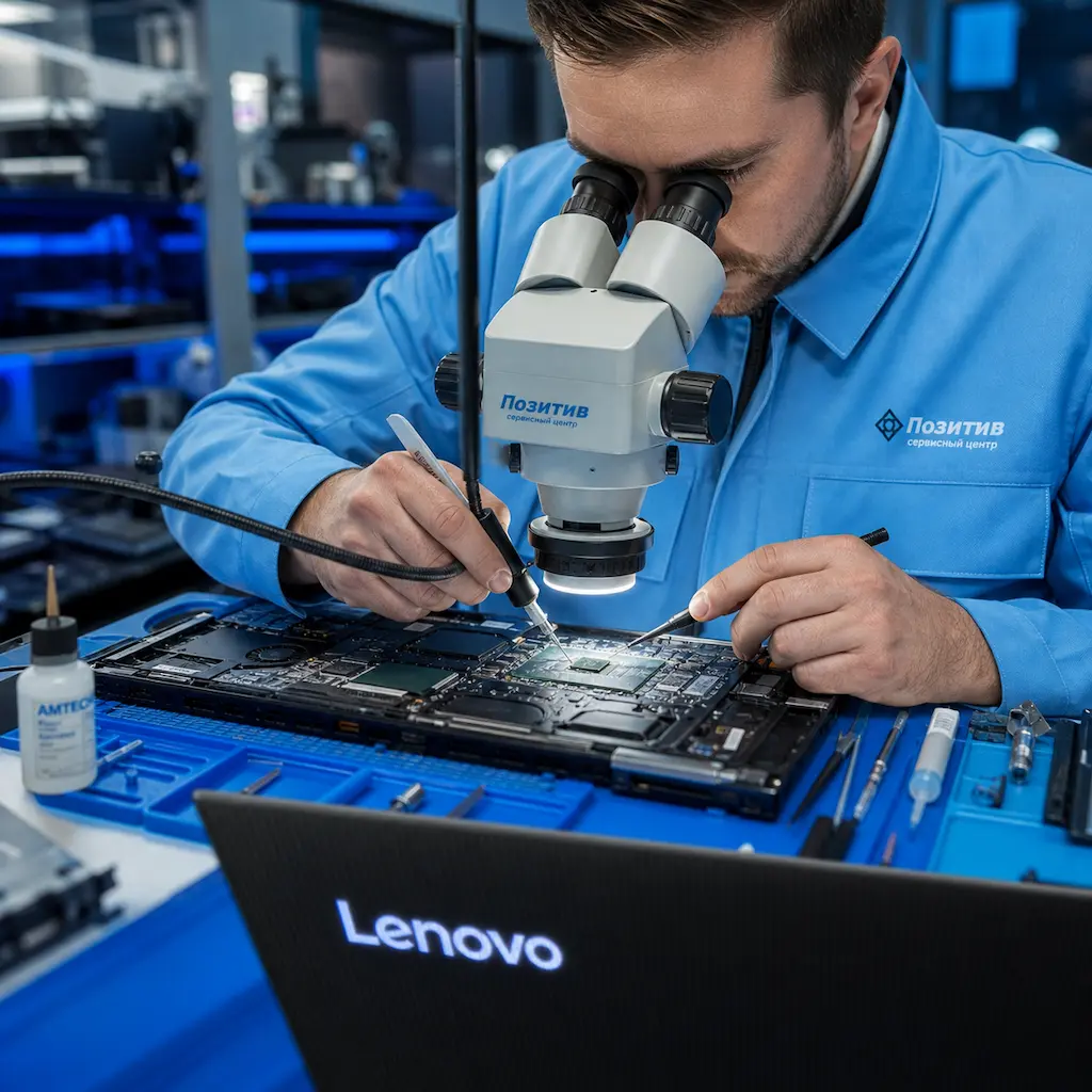 Замена видеокарты ноутбука Lenovo в Великом Новгороде
