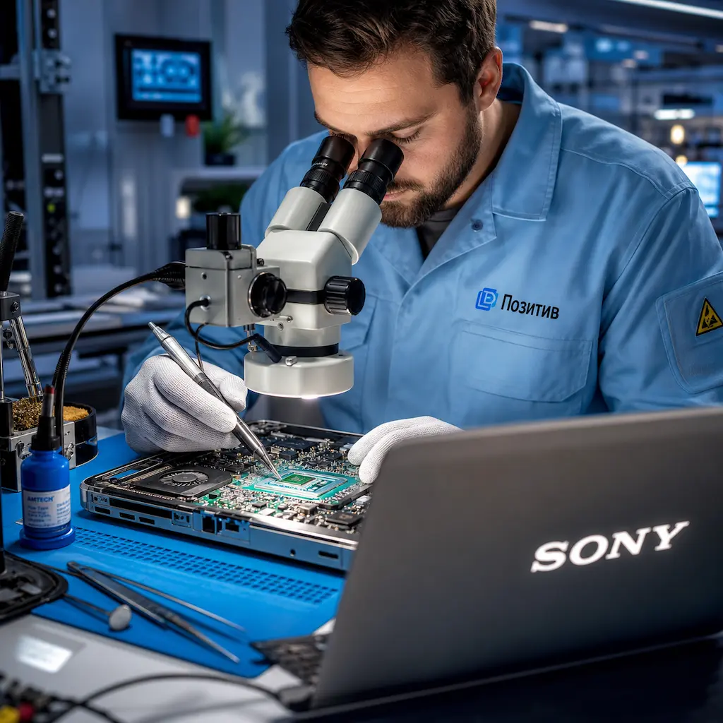 Замена видеокарты ноутбука Sony в Великом Новгороде
