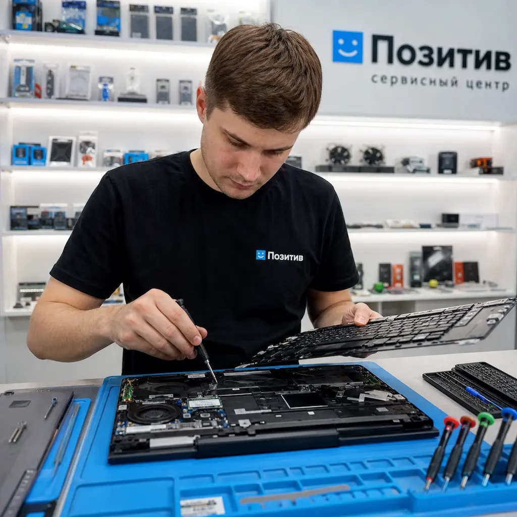 заменить клавиатуру на ноутбуке Samsung в Великом Новгороде