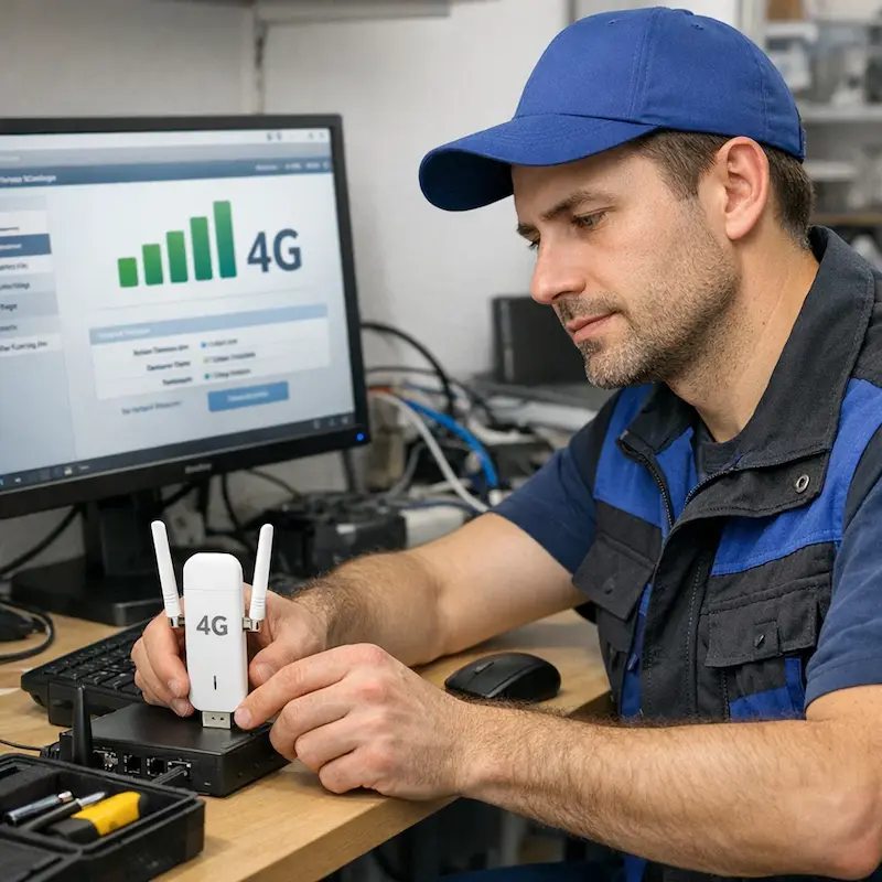 Настройка LTE модема в Великом Новгороде