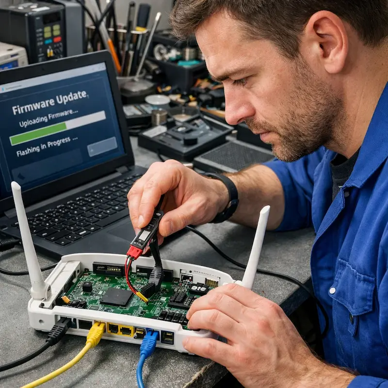 Обновление прошивки роутера в Великом Новгороде