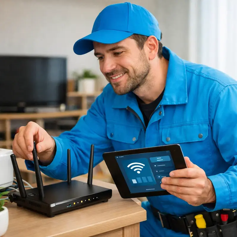Настройка Wi-Fi для квартиры, дома и офиса в Великом Новгороде