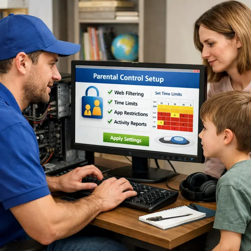 установка родительского контроля в Великом Новгороде