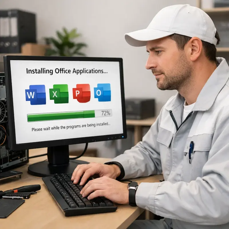 установка офисных программ на компьютер в Великом Новгороде