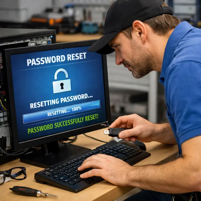 Сброс пароля от компьютера в Великом Новгороде