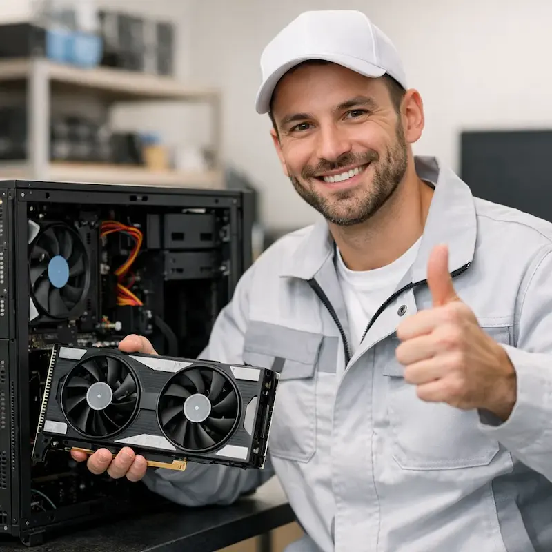 установка видеокарты на ПК в Великом Новгороде