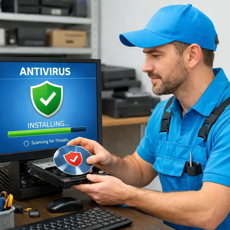 Установка антивируса в Великом Новгороде на дому