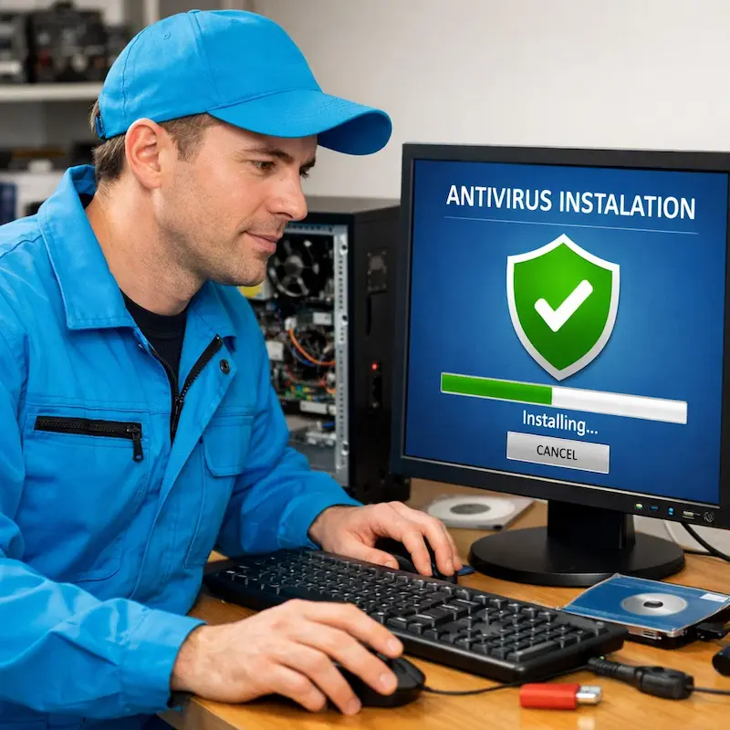 Установка антивируса на ноутбук в Великом Новгороде