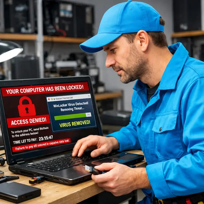 Поможем разблокировать компьютер и ноутбук в Великом Новгороде